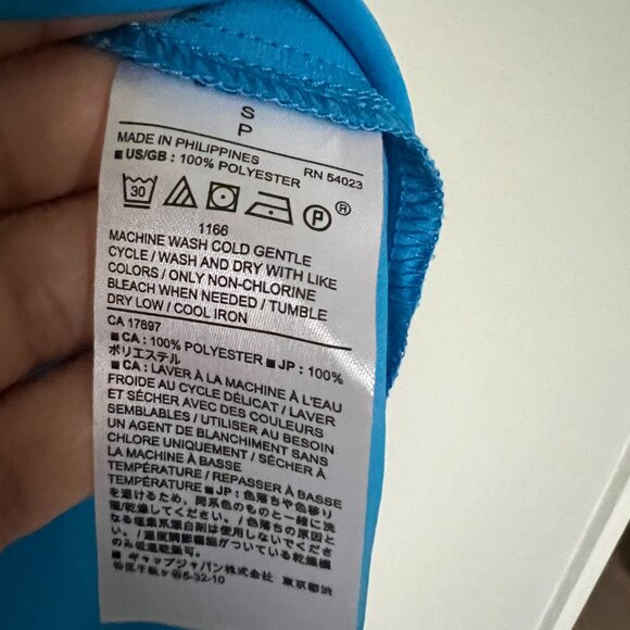 Bright Royal blue Banana Republic long sleeves women blouse size small - Picture 3 of 9